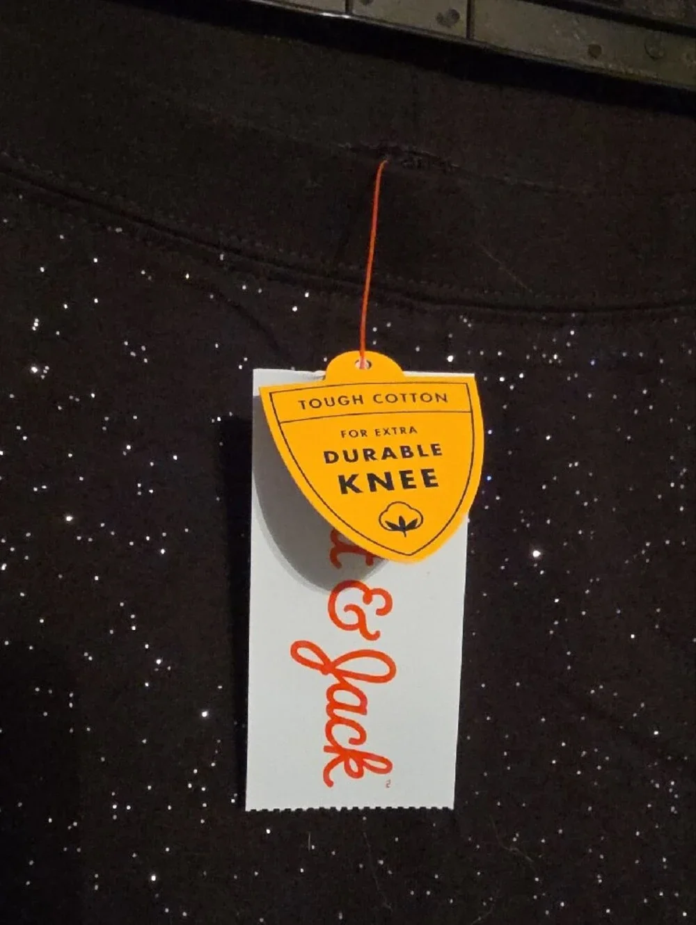 Cat & Jack Black Sparkle Kids Leggings